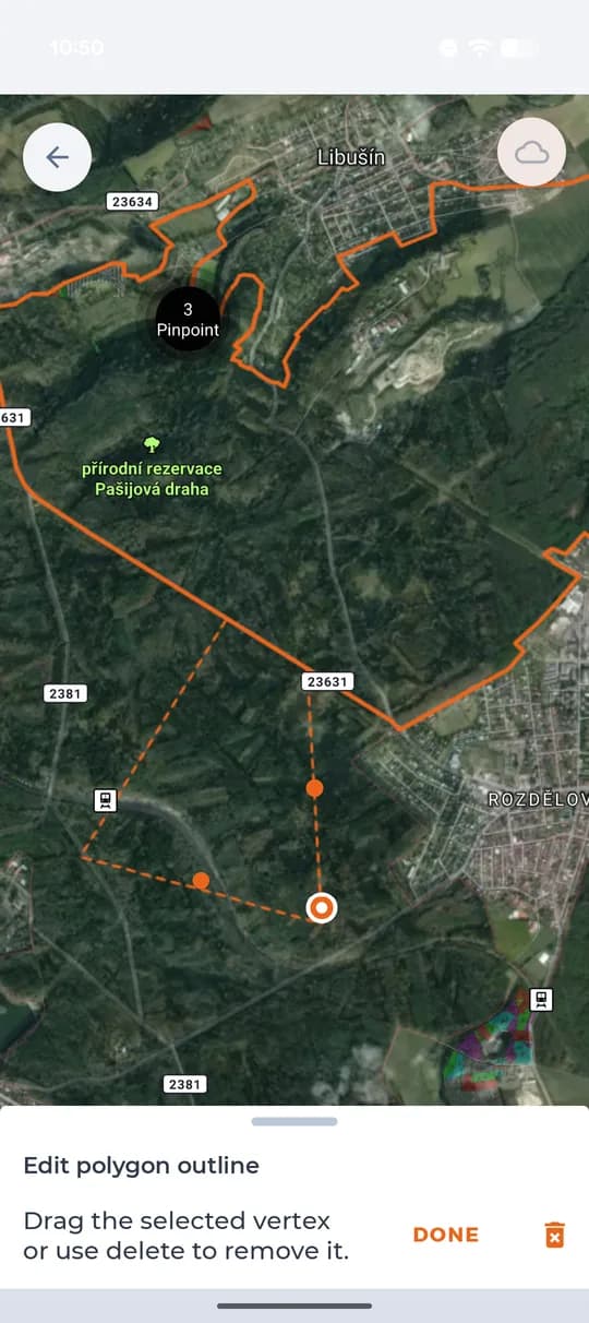 Modifica del confine della riserva.