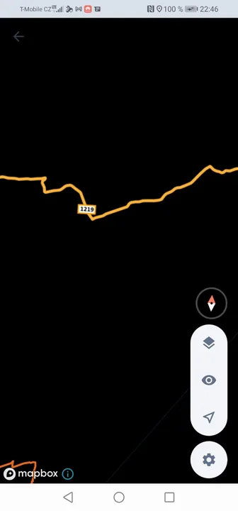 Schermata dell'app HUNTERRA