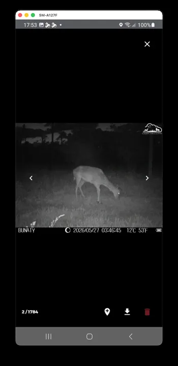Schermata dell'app HUNTERRA